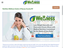 Tablet Screenshot of nutritionwellnesscenter.com